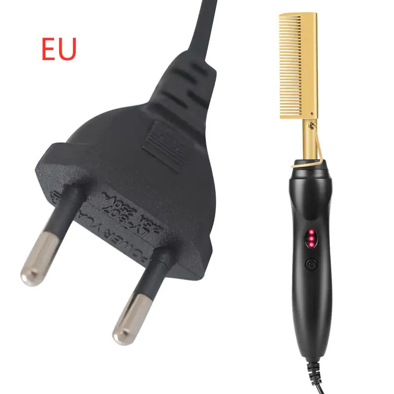 Electric Curling Comb for Wet and Dry Hair Styling