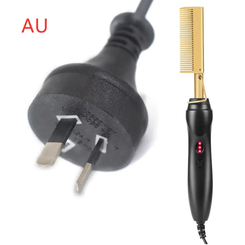 Electric Curling Comb for Wet and Dry Hair Styling